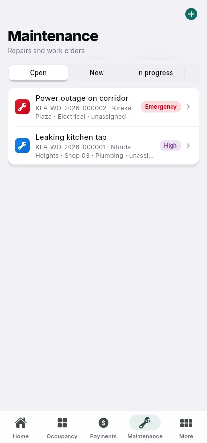 PulseProperty Pro on a phone
